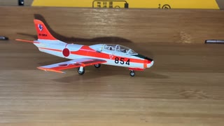F-toys JASDF  T-1B 5TS Komaki AB Aichi 1/144エフトイズ　T-1B 航空自衛隊　第5術科学校（白/オレンジ塗装）愛知県　小牧基地　（1982〜2006年）