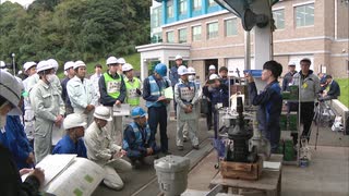 警固断層の地震で大規模な断水が起きたと想定した水道復旧の訓練