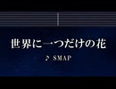練習用カラオケ♬ 世界に一つだけの花 - SMAP 【ガイドメロディ付】 インスト, BGM, 歌詞