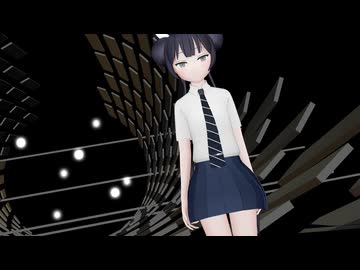 【MMD】ブルアカの竜華キサキにELECTを踊ってもらった【モデル配布】