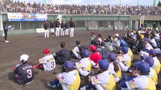 近藤選手に有原投手も　ホークスの選手が子供たちに野球を教えるベースボールキッズ開催