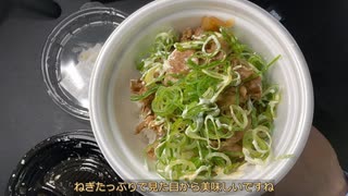 きりたんが食べるだけ【松屋　ねぎマヨ辣牛めし】