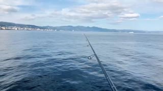 【魚釣り】夜勤前に釣りに行く男