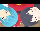 【東方ＭＭＤ】霊夢の膝の上 　多々良小傘とくろやん