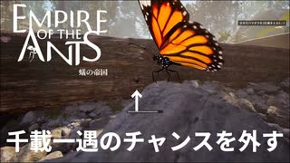 アリが蝶を捕まえるのは不可能では？【empire of the ants】実況プレイ #11