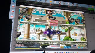 メイプルストーリーを実況プレイ、ダークナイト狩り動画