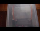 卓上バレル研磨機が動いている様子
