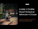 C1000-170 IBM Cloud Technical Advocate v5 Training Prep