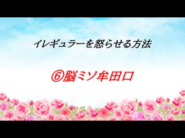 イレギュラーを怒らせる方法⑥～⑩（69マンSEエックス　ゼERO）