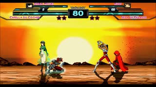 【mugen】銀河戦争（聖闘士星矢 ）タッグ戦#2： 並～強ランク