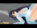 閃乱カグラ　ダボT猫耳ロリがひたすら殴り飛ばされる