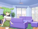 お誕生日を祝ってもらうずんだもん