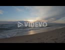 Beaches of the Baltic Sea at Sunset