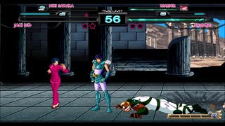 【mugen】銀河戦争（聖闘士星矢 ）タッグ戦#3： 並～強ランク
