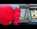 MMD、テト、ミク、計２人、で、湾岸レース動画
