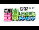 月刊ニコニコ演奏してみたランキング #108　2023年11月