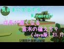 【Minecraft】気ままに生活するMinecraft 成長が遅くなる苗木の植え方？（Java版V1.21.1)【VOICEPEAK実況】