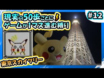 【徒歩ポケモン】現実で50歩進むとゲームが1マス進む縛り（Part⑫）