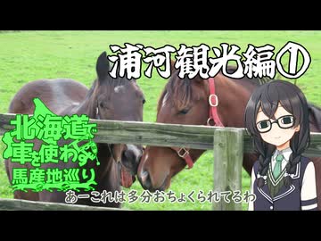 北海道で車を使わずバ産地めぐり　二日目[3/5]『君を訪ねて400里』 浦河観光編１