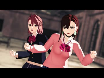 【MMD】ももちゃん＆アイラで『GLIDE』【ダンダダン】