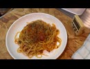 その48 オイルサーディンとアンチョビのトマトソーススパゲティ