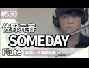 佐野元春「SOMEDAY」をフルートで演奏 楽譜 コード 付き演奏動画