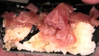 お魚屋さんの寿司の鉄火丼を食べました。 #寿司　#鉄火丼