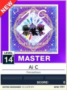 【譜面確認用】 Ai C MASTER 【チュウニズムNEW外部出力】