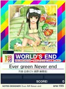 【譜面確認用】 Ever green Never end 「翔」 【チュウニズムNEW外部出力】