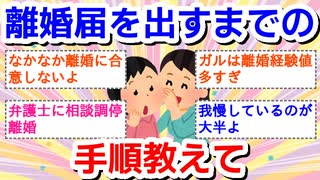 離婚届を出すまでの手順