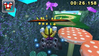 [マリオカート7 世界1位] キノコキャニオン 1:32.180