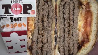 バーガーキングの24/25 T.O.P.(ザ・ワンパウンダー 24/25)を食べました。 #バーガーキング　#ザ・ワンパウンダー　#ワンパウンダー