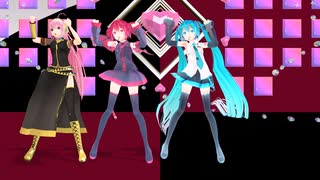 MMD【重音テトsv／巡音ルカ】ソニックのテーマ【初音ミク】