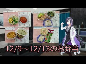 一週間のお弁当(2024/12/9~12/13)