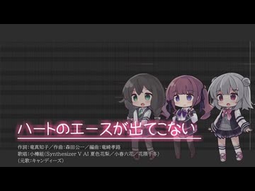 【SynthesizerVカバー】ハートのエースが出てこない/キャンディーズ【小樽組】
