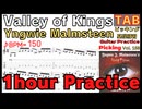 【イングヴェイ ピッキング練習】Valley of Kings 【1時間練習TAB】
