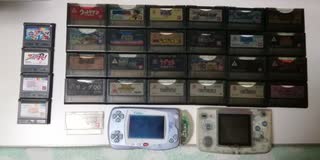 [実況]  僕が所有するネオジオポケット & ワンダースワンのゲームソフト全部見せ！（スマホ撮影）