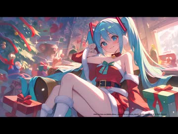 Hatsune Miku NT V2 (Santa Miku) 初音ミク (Miku and Mikune) Christmas Message in Japanese Vtuber Miku