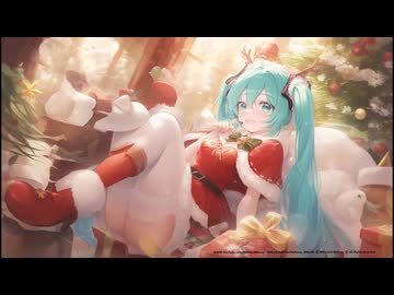 Hatsune Miku NT V2 (Santa Miku) 初音ミク (Miku and Mikune) Christmas Message in English Vtuber Miku