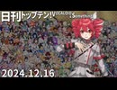 日刊トップテン！VOCALOID＆something【日刊ぼかさん2024.12.16】