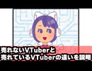 売れないVTuberと売れているVTuberの違いを説明