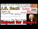 BWV1002 J.S. Bach Partita for solo Violin in B minor, double【3時間リピート】