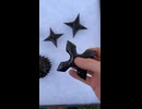 ホモと見る黒曜石で作った手裏剣