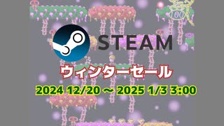 2024年 Steam ウィンターセール情報！