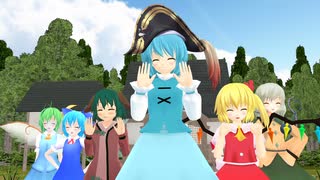 【東方ＭＭＤ】博麗神社の宝鐘海賊団