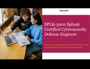 SPLK-5002 Splunk Certified Cybersecurity Defense Engineer Training Questions