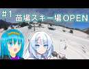 柏葉葵と雪さんのスキー教室　その１