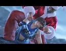 [鉄拳8 RYONA]クラシック飛鳥にサンタポールが腹パンとマウント技