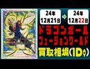 《11枚》ドラゴンボールFW 買取相場｜12月21日～12月22日 ＜200円以上騰落＞ #ドラゴンボールスーパーカードゲームフュージョンワールド