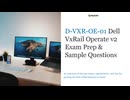 D-VXR-OE-01 Dell VxRail Operate v2 Exam Preparation